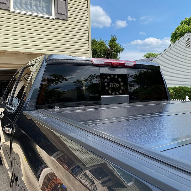xinghe 1776 July 4th Independence Day USA Rear Middle Window American Truck Decal - Matte Black Vinyl - Image 4